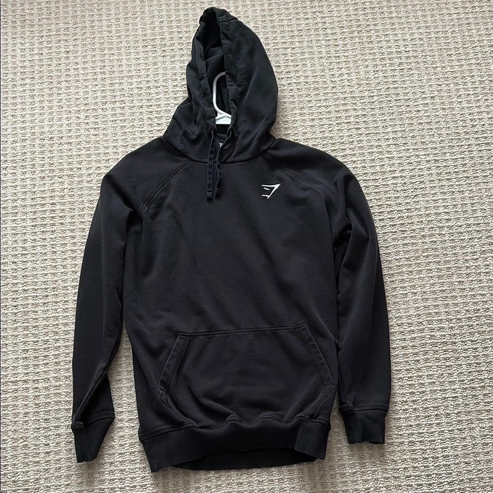 Gymshark Black Sweatshirt Hoodie Athletic Style